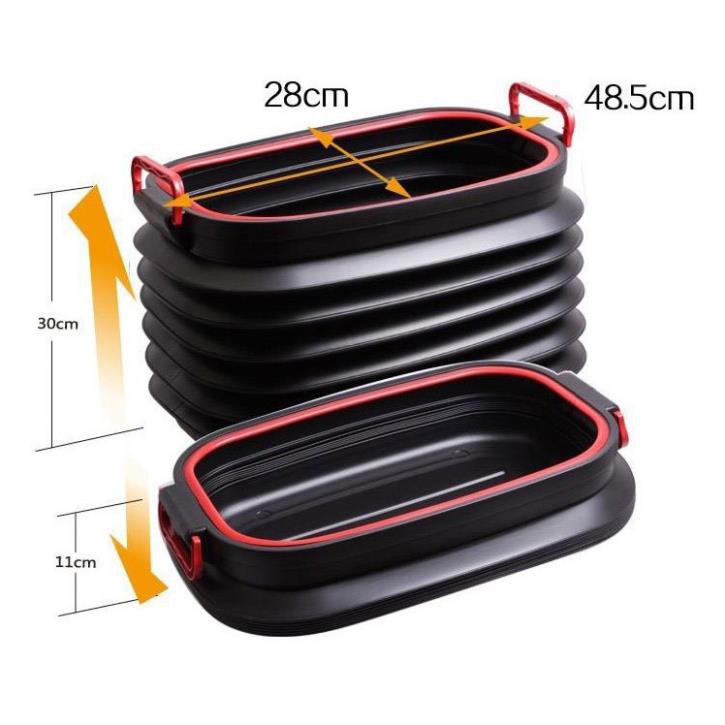 Thùng đựng đồ co giãn lò xo gấp gọn để cốp ôtô, thùng đựng đồ lên đến 10kg, thùng đựng đồ nhựa ABS - Bảo hành 6 tháng | BigBuy360 - bigbuy360.vn