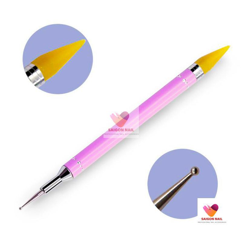 Cọ bút 2 đầu chấm xoàn - chấm bi Nail
