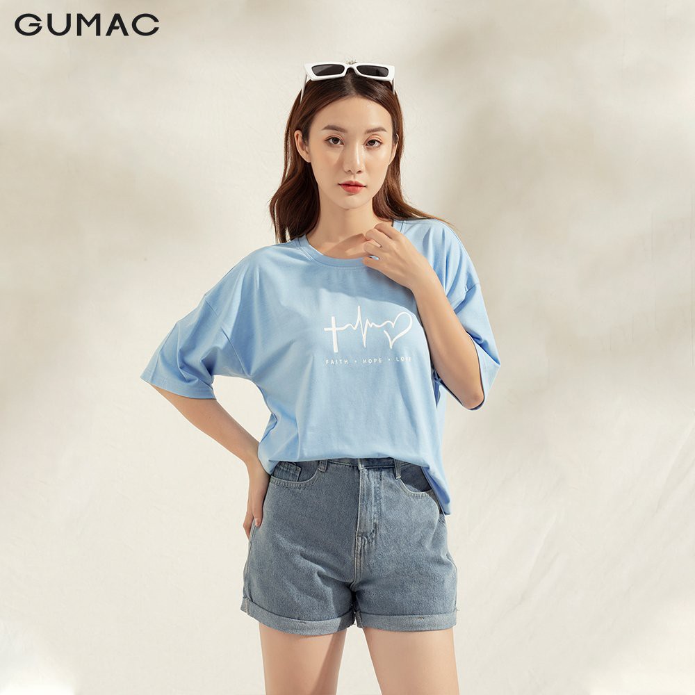 Áo thun in nhịp tim ATA1134 GUMAC | BigBuy360 - bigbuy360.vn