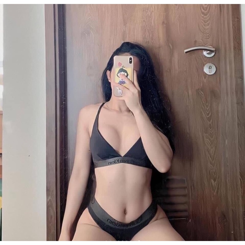 [LOẠI 1 CAO CẤP] Bộ đồ lót CK. cotton 2 dây (có mút và không mút) | BigBuy360 - bigbuy360.vn