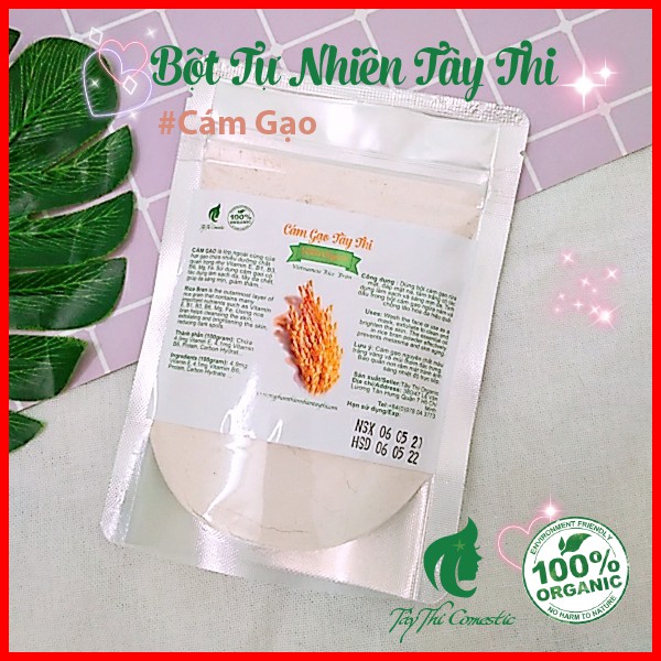 Bột Cám Gạo Nguyên Chất Gói 100 gram