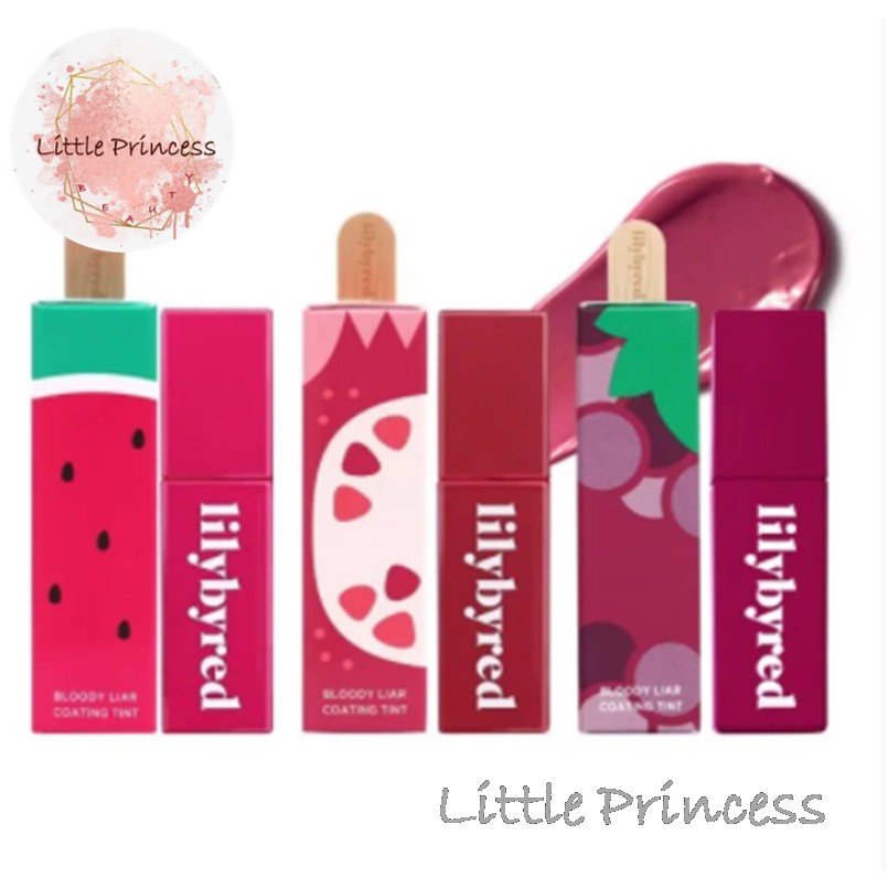 [PHIÊN BẢN GIỚI HẠN] [Tặng kèm gương] Son Tint Lì Lilybyred Bloody Liar Coating Tint Ice Cream Edition