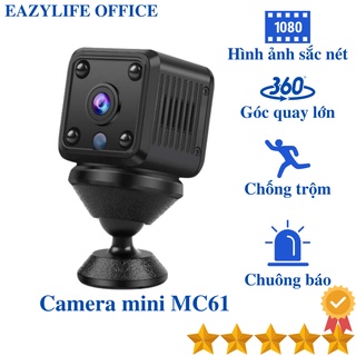 Camera mini wifi mc61 quay ngày và đêm, phát hiện chuyển động và báo về cho điện thoại, full hd 1080p .