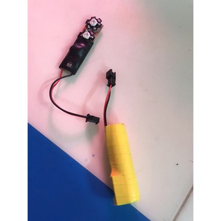 Đèn diều cảm biến - đèn lắp diều sáo - kèm pin đã chế ổ sạc - sáng 20 tiếng