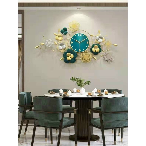 Đồng Hồ Treo Tường Trang Trí-Mã 2175-Kt 100x45cm-đồng hồ tranh đẹp,giá rẻ-quà tặng ý ngĩa-hàng nhập khẩu -bh 5 năm