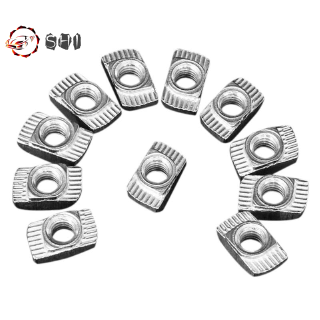 Set 100 Đai Ốc M5 Hình Chữ T Bằng Thép Cacbon Chất Lượng Cao G8V