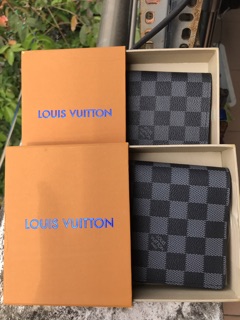 Ví nam ngắn caro fullbox