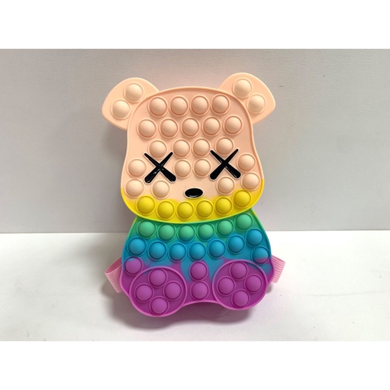 Balo gấu pop it cho bé đi chơi đựng đồ cute