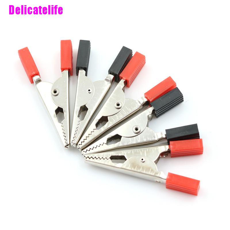 Set 5 kẹp cá sấu thử điện 50mm chuyên dùng