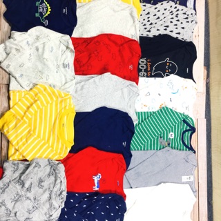 Set 5 body chip carter’s 100% cotton xuất dư