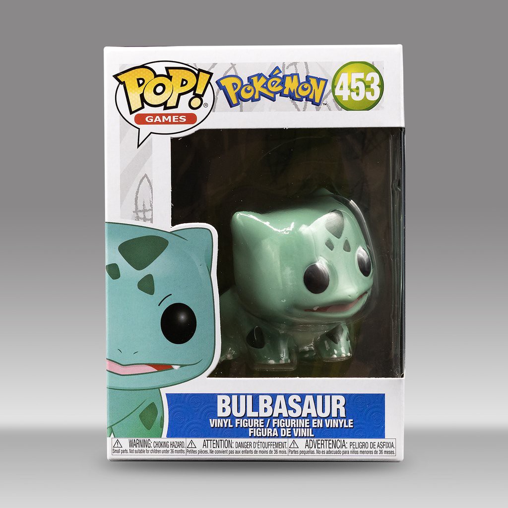 Chính Hãng Mô Hình Funko Pop Pokemon Bulbasaur 453 - Tặng Kèm Hộp Protector