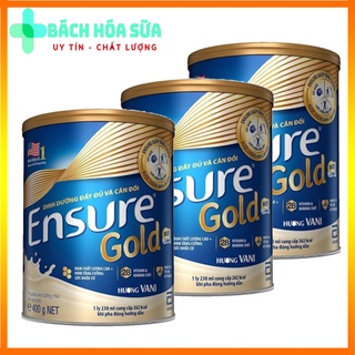 [Date mới nhất] Sữa Bột Abbott Ensure Gold HMB Hương Vani Hộp 400g