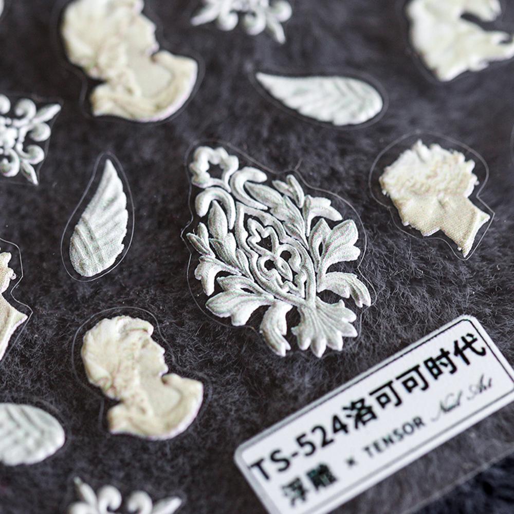 MOCHO Miếng Dán Trang Trí Móng Tay 5D Siêu Mỏng DIY