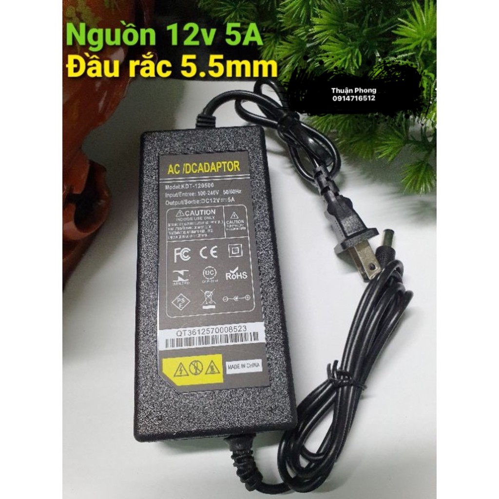 Bộ đổi nguồn(adaptor)220->12v: 2A----3A----5A----5A SONY