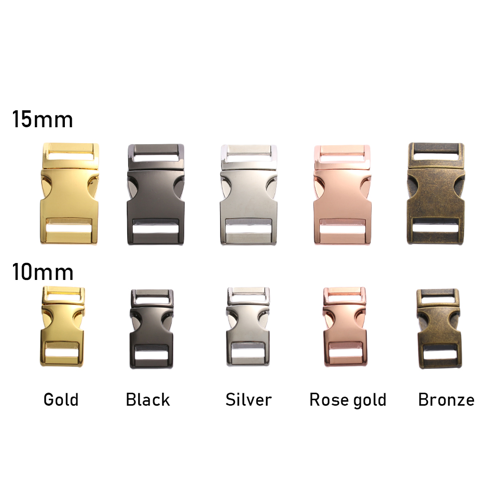 1 Khóa Cài Cạnh Vòng Tay Bằng Kim Loại 5 Màu Tùy Chỉnh DIY