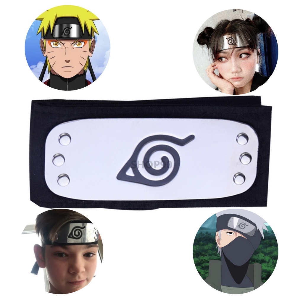 Khăn Choàng Cổ Bằng Thép Không Gỉ Họa Tiết Naruto Độc Đáo