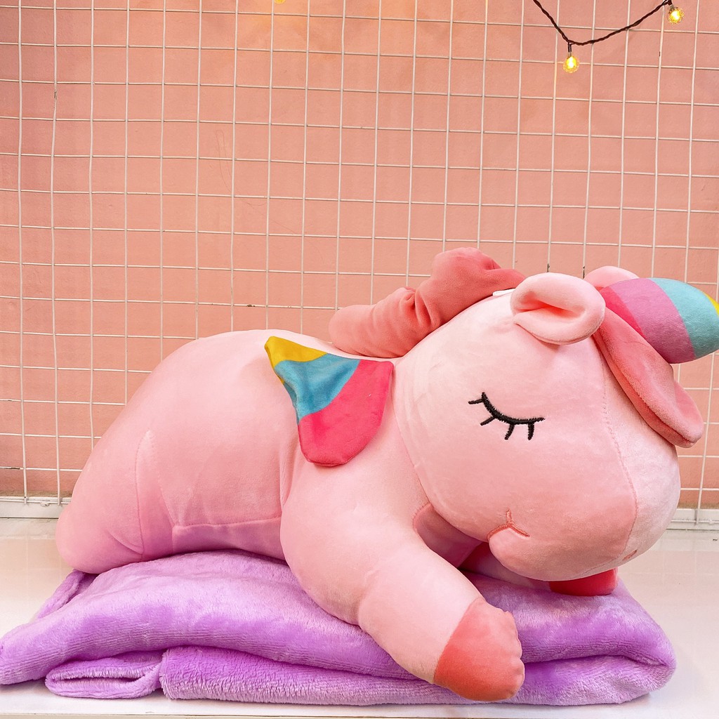 Bộ Gối Mền Hình Unicorn [Nhà Của Méo Store]