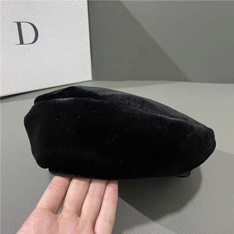 Mũ nồi vải nhung phong cách Hàn Quốc thời trang dành cho nữ