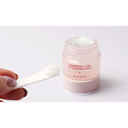 Gói mặt nạ ngủ KLAVUU Lip Sleeping nuôi dưỡng chăm sóc môi 20g- Vanilla (Renewal Version)