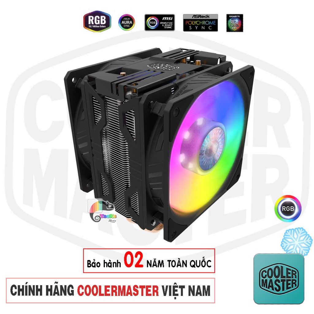 [Mã 159ELSALE hoàn 7% đơn 300K] Tản nhiệt khí CPU Cooler Master HYPER 212 ARGB TURBO I Fan CPU CM 212 ARGB LED