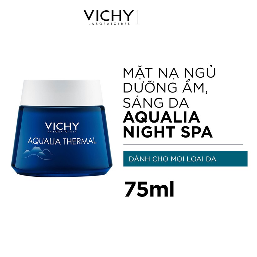 Mặt Nạ Ngủ Cung Cấp Nước Tức Thì Aqualia Masque Nuit Vichy 75ml