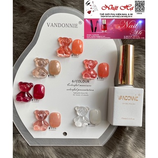 Sét sơn gel thạch 6 mầu VANDONNIE