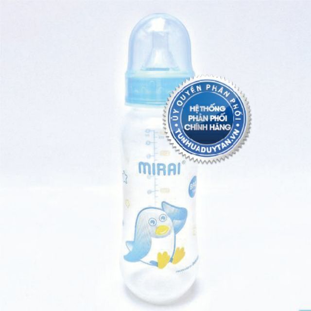 (250ml)Bình sữa Mirai Kids - van chống sặc