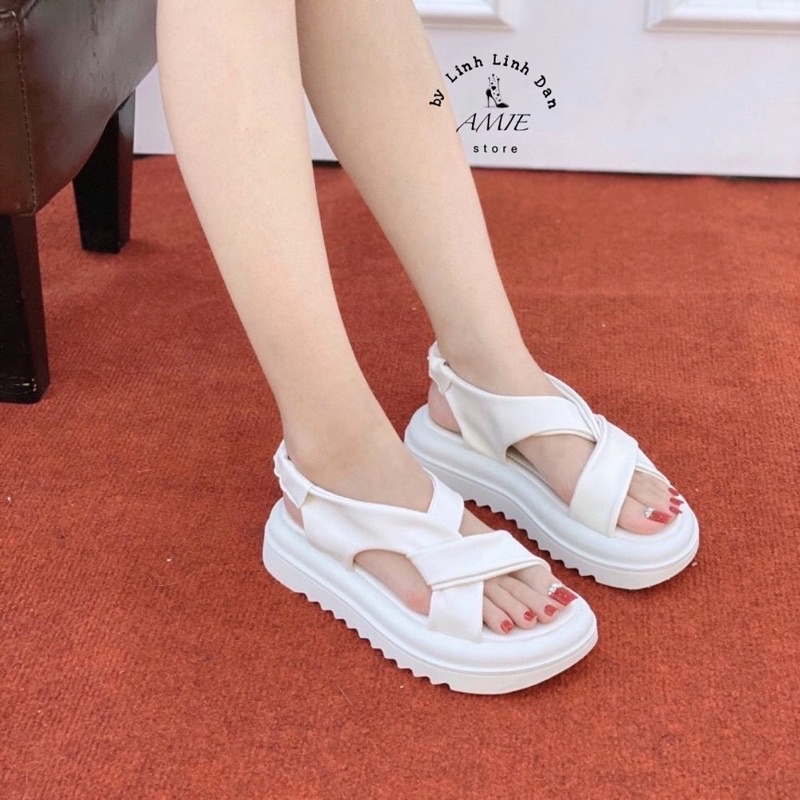 Sandal Bánh Mì Quai Nhún Mềm