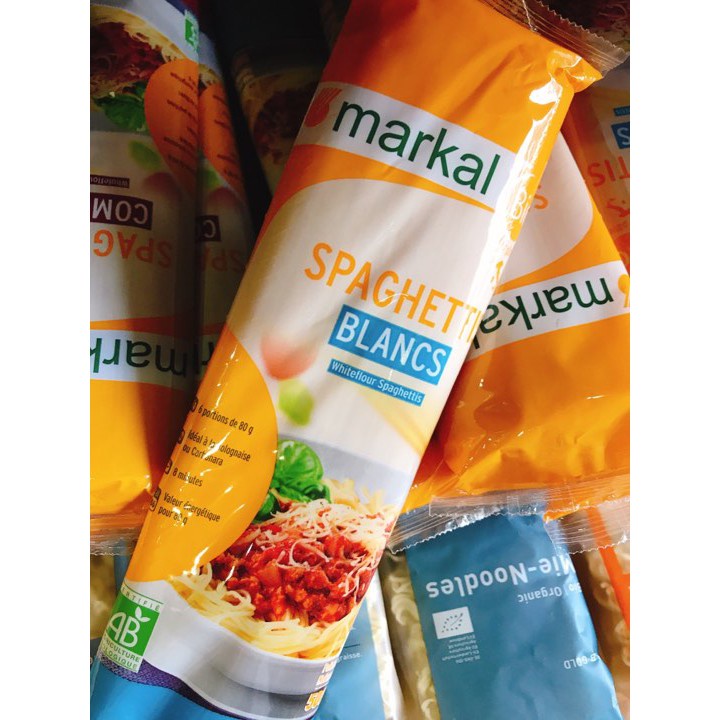 Mì Spaghetti Hữu Cơ Markal 500g (Có 2 loại: Trắng Và Lứt) - GiftLife