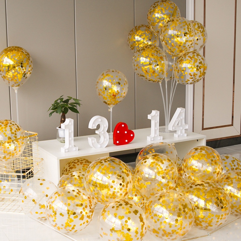 Set 10 Bong Bóng 12 Inch Dùng Trang Trí Tiệc Sinh Nhật / Tiệc Cưới