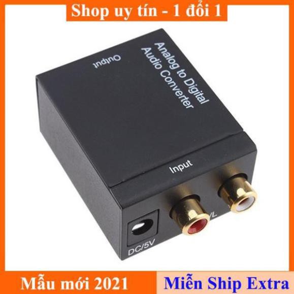 [Xả kho] Bộ chuyển đổi tín hiệu âm thanh từ cổng quang Optical sang tín hiệu AV - Cục chuyển đổi Audio Converter