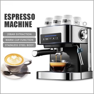 Máy pha cà phê Espresso chuẩn áp suất 20 bar, chế độ cốc đôi CM6863 tích hợp cảm ứng tiện lợi