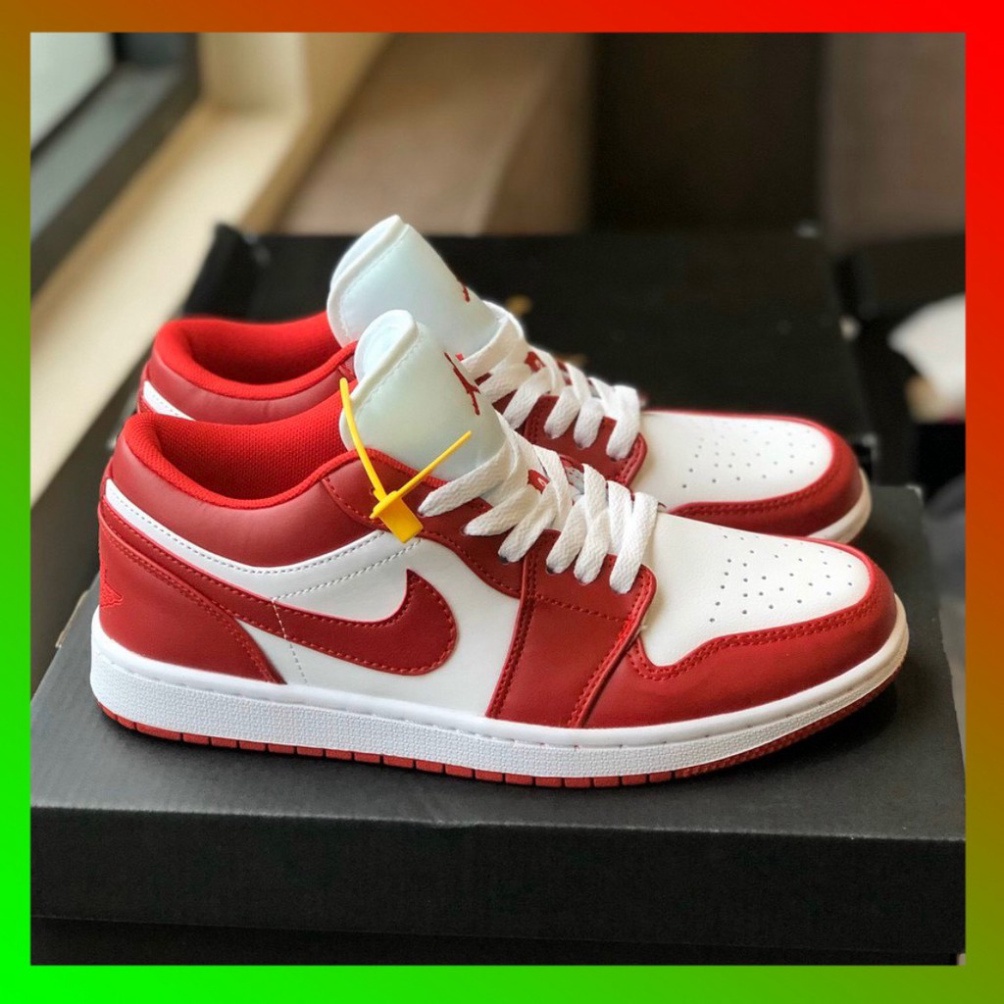 Giày jd thể thao và sneakers jordan đỏ trắng nam nữ giày nam hot trend