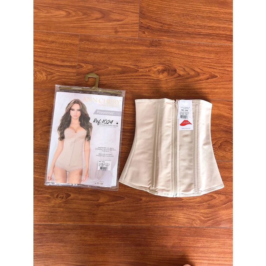 Đai nịt khoá kéo Annchery 1024 🔥 CAO CẤP 🔥 đai định hình khóa kéo chất liệu lưới không dãn, ôm bó sát cơ thể | BigBuy360 - bigbuy360.vn