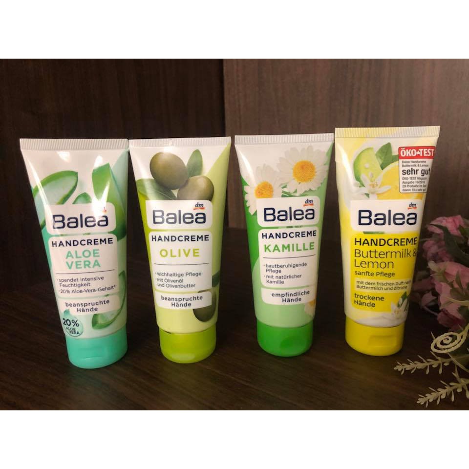 Kem dưỡng da tay Balea Handcreme cung cấp độ làm mịn và sáng da 100ml {Germany Authentic}