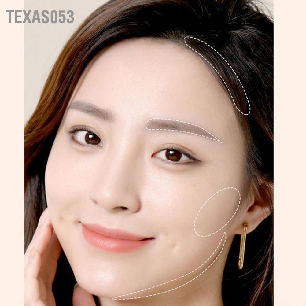 Texas053 Bột tạo bóng tự nhiên cho chân tóc Phấn phủ chống thấm mồ hôi nước