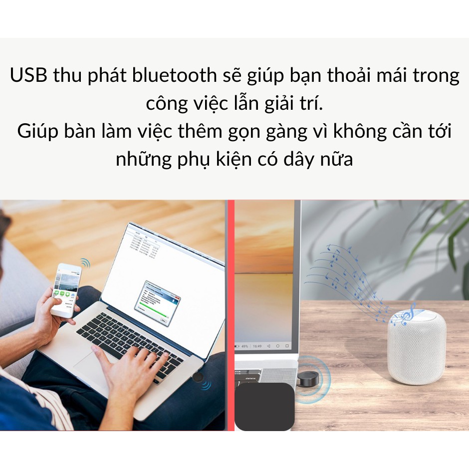 USB nhận bluetooth, cắm vô là nhận