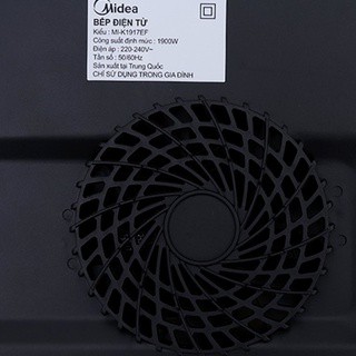 Bếp lẩu điện từ đơn nút cơ 1900W Midea MI-K1917EF chính hãng tặng kèm nồi lẩu, lỗi 1 đổi 1,bảo hành 12 tháng toàn quốc