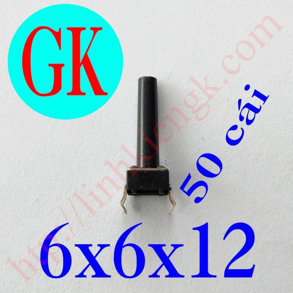 Phím bấm, nút nhấn 6x6x12 [K-13-16]