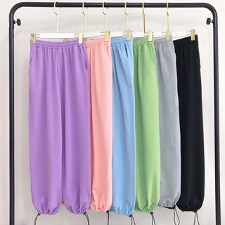 Long basic pant /Quần suông dây rút / long pant unisex / quần trơn dây rút