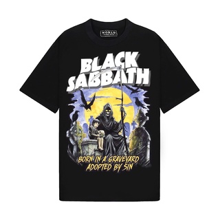 Áo thun Nam/ nữ 100% Cotton Nhập khẩu | Black Sabbath (Đen)