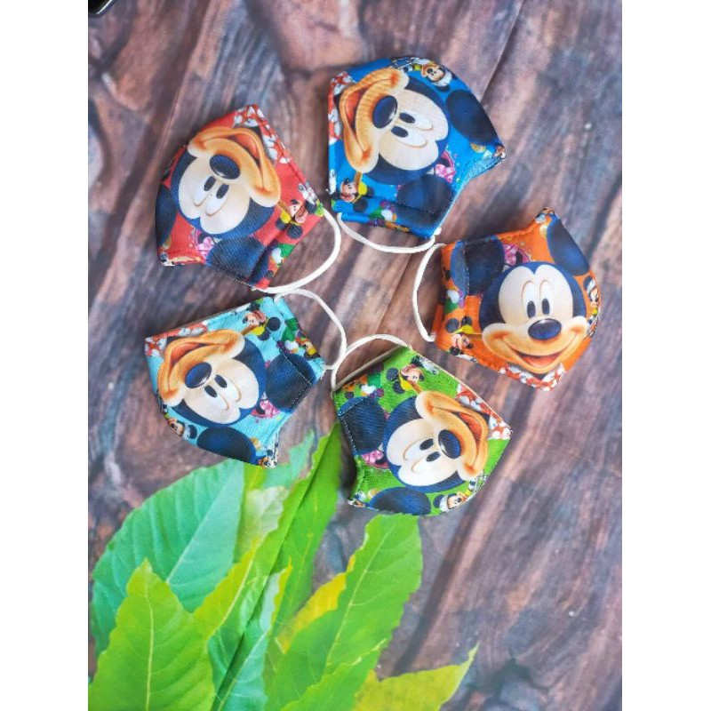 Khẩu trang vải cho bé trai & bé gái hình chuột Mickey | BigBuy360 - bigbuy360.vn