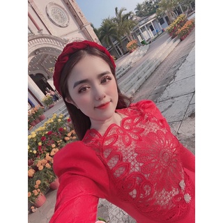 Cài tóc nhung, bờm tết đủ màu