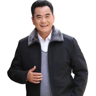 (Od) Áo khoác trung niên lót lông