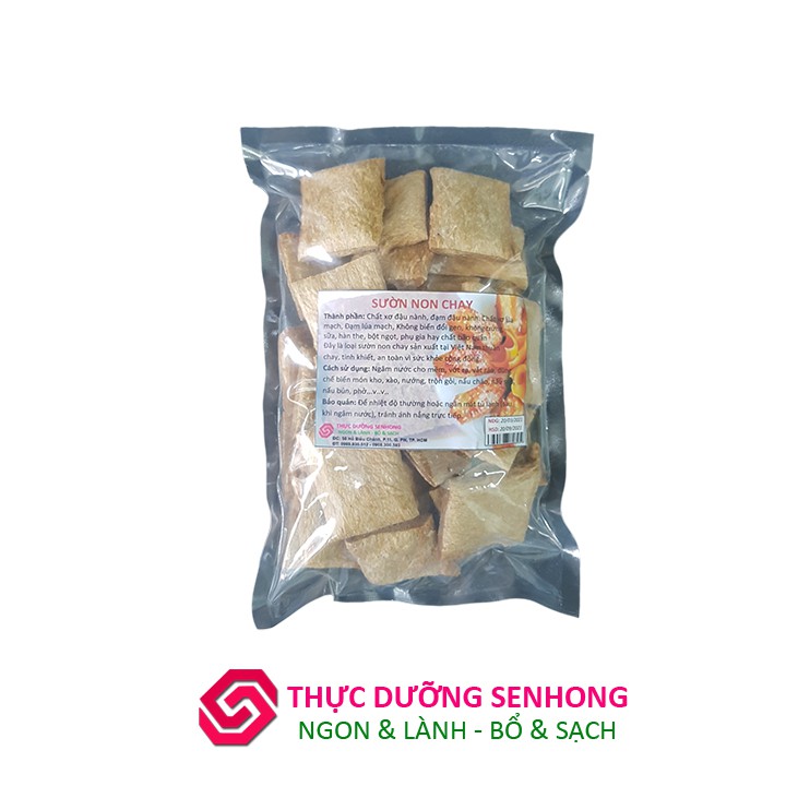 Sườn non thuần chay tinh khiết (500gr) Không trứng, sữa, hàn the, bột ngọt, phụ gia, chất bảo quản, non GMO | BigBuy360 - bigbuy360.vn