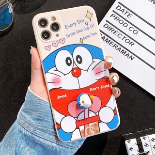 Ốp lưng gắn phụ kiện nổi xoay 3d cho doremon every day cho dòng máy vivo xiaomi