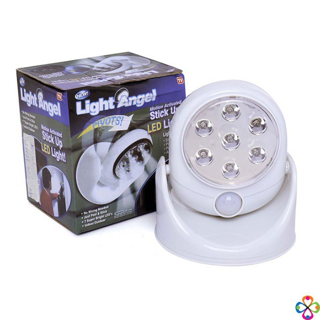 Đèn cảm ứng hồng ngoại LIGHT ANGEL xoay 360 Độ Thông Minh