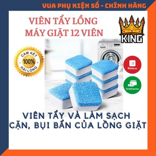 Viên tẩy lồng máy giặt cực sạch 12 viên