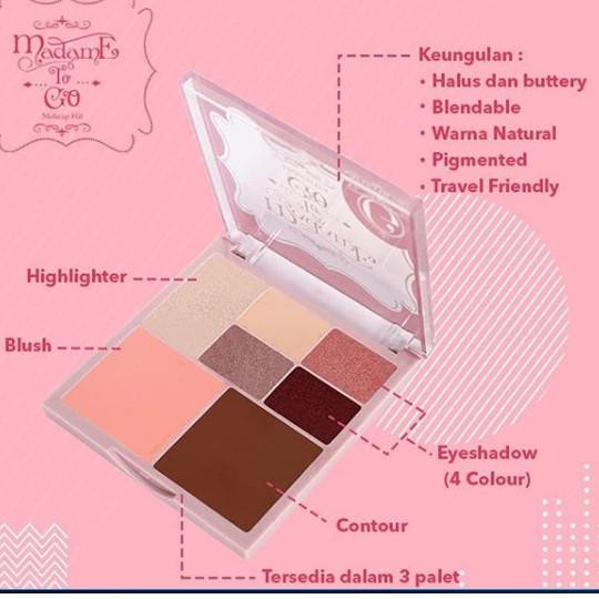 (hàng Mới Về) Bộ Dụng Cụ Trang Điểm Madam Gie To Go Cff12 | BigBuy360 - bigbuy360.vn