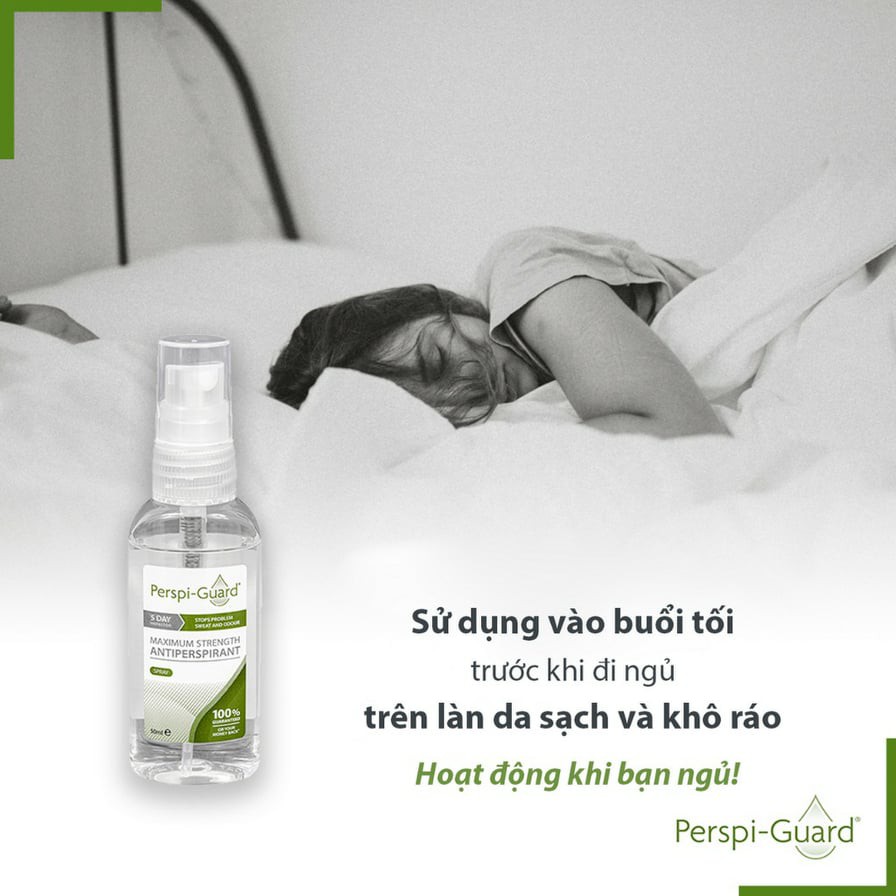 Xịt ngăn mồ hôi toàn thân hiệu quả tối đa Perspi-Guard Maximum Strength Antiperspirant Spray 30ml - 50ml